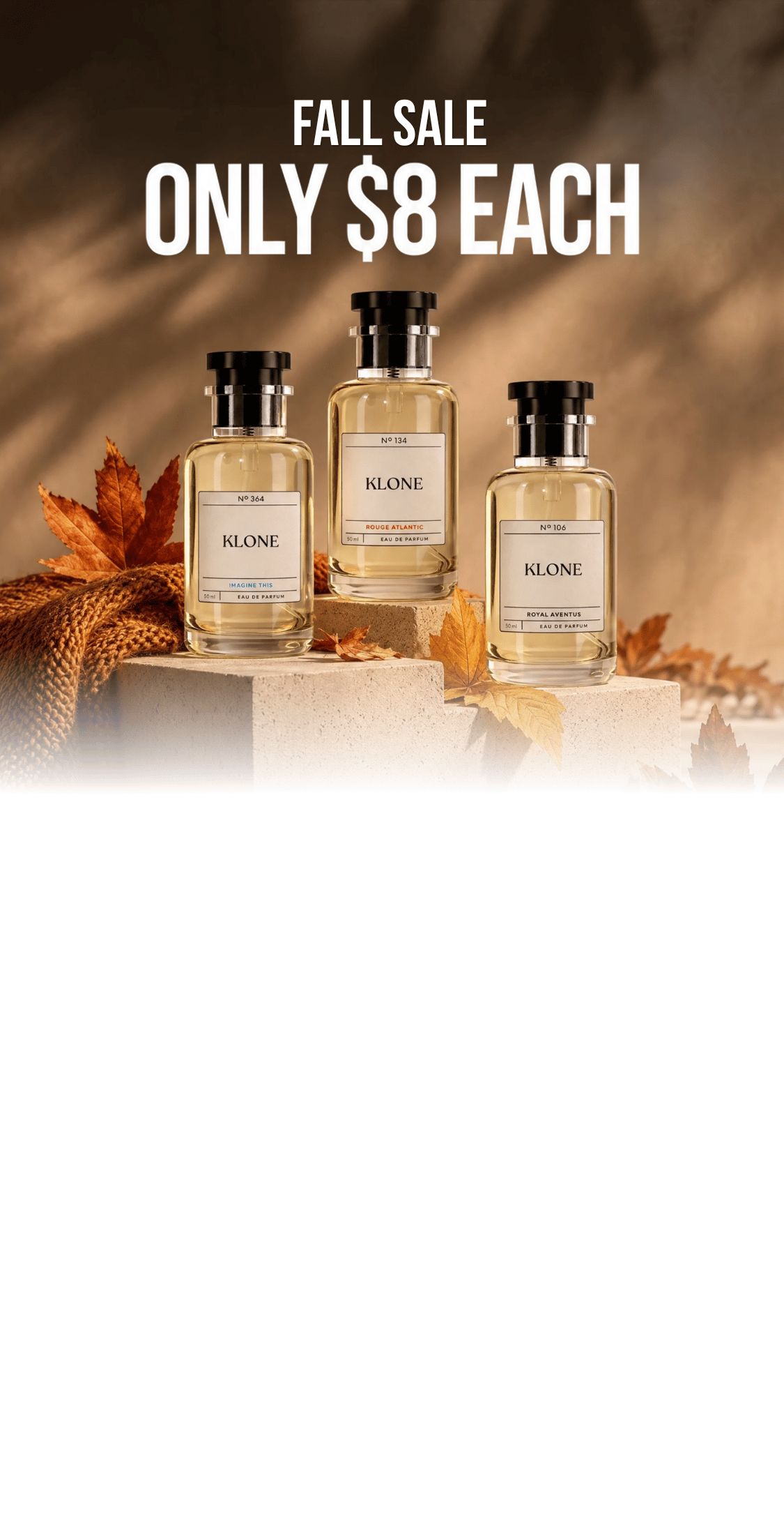 Klone Scents fragrance collection and special offers