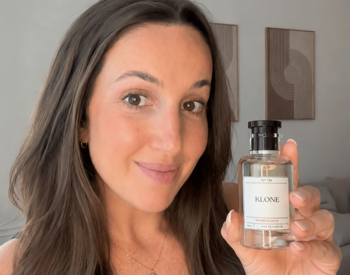Mia using the product